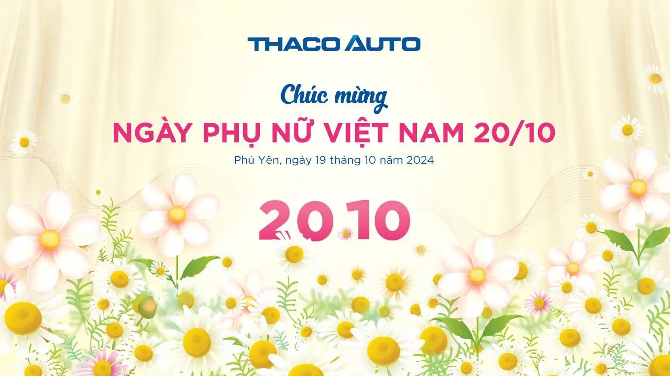 Nữ CBNV THACO AUTO PHÚ YÊN rạng rỡ trong Ngày Phụ nữ Việt Nam 20/10