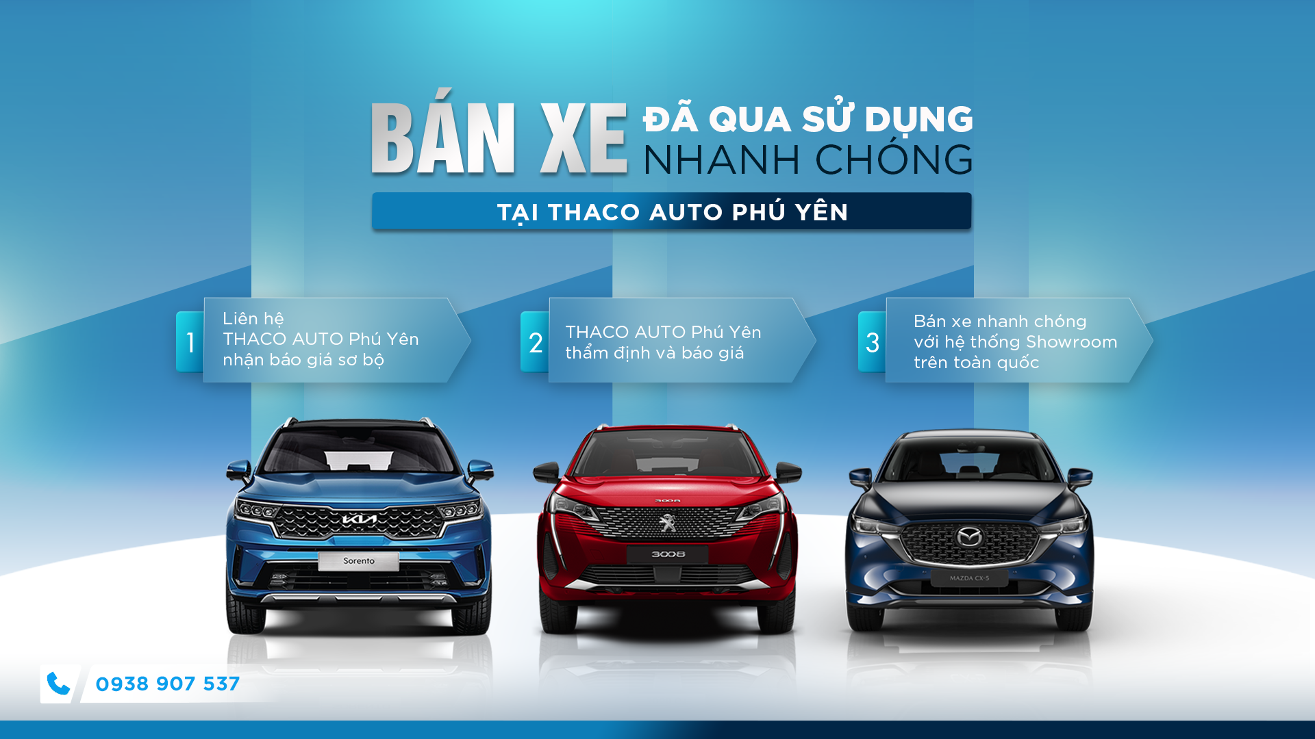 Bán xe đã qua sử dụng nhanh chóng tại THACO AUTO Phú Yên