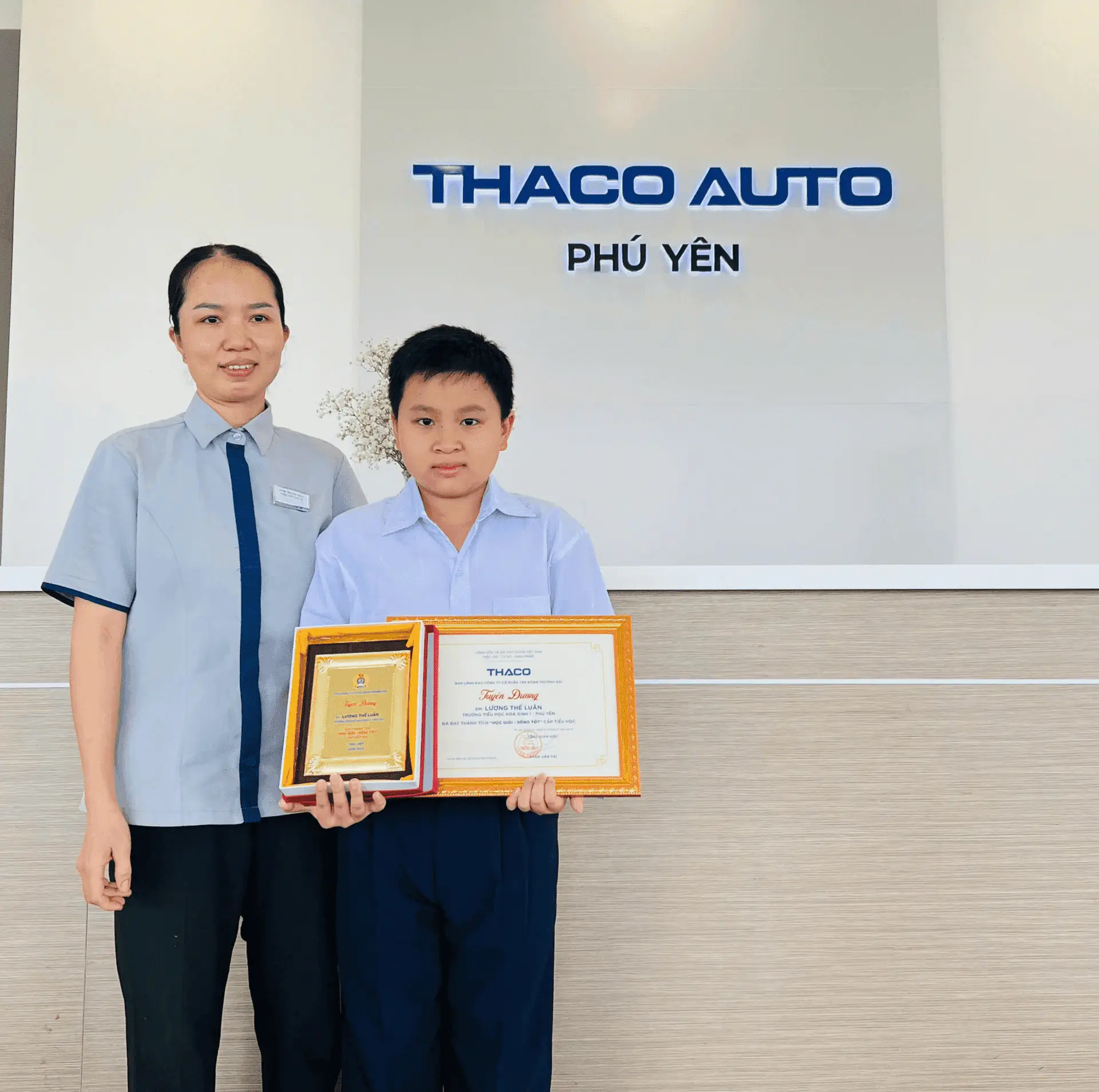THACO AUTO Phú Yên tổ chức tuyên dương con CBNV “Học giỏi, sống tốt” năm 2024