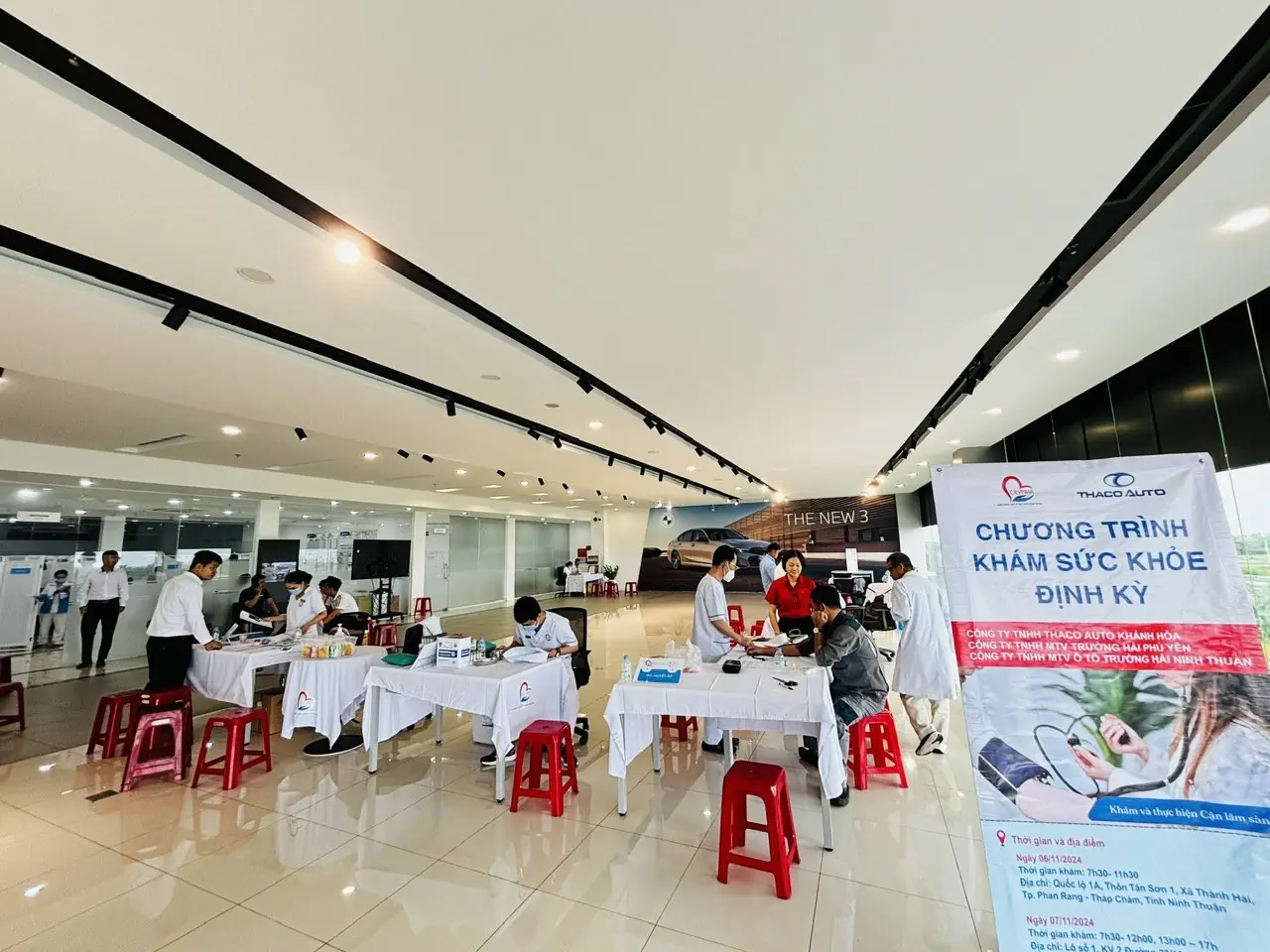 THACO AUTO Phú Yên tổ chức khám sức khỏe định kỳ cho CBNV năm 2024