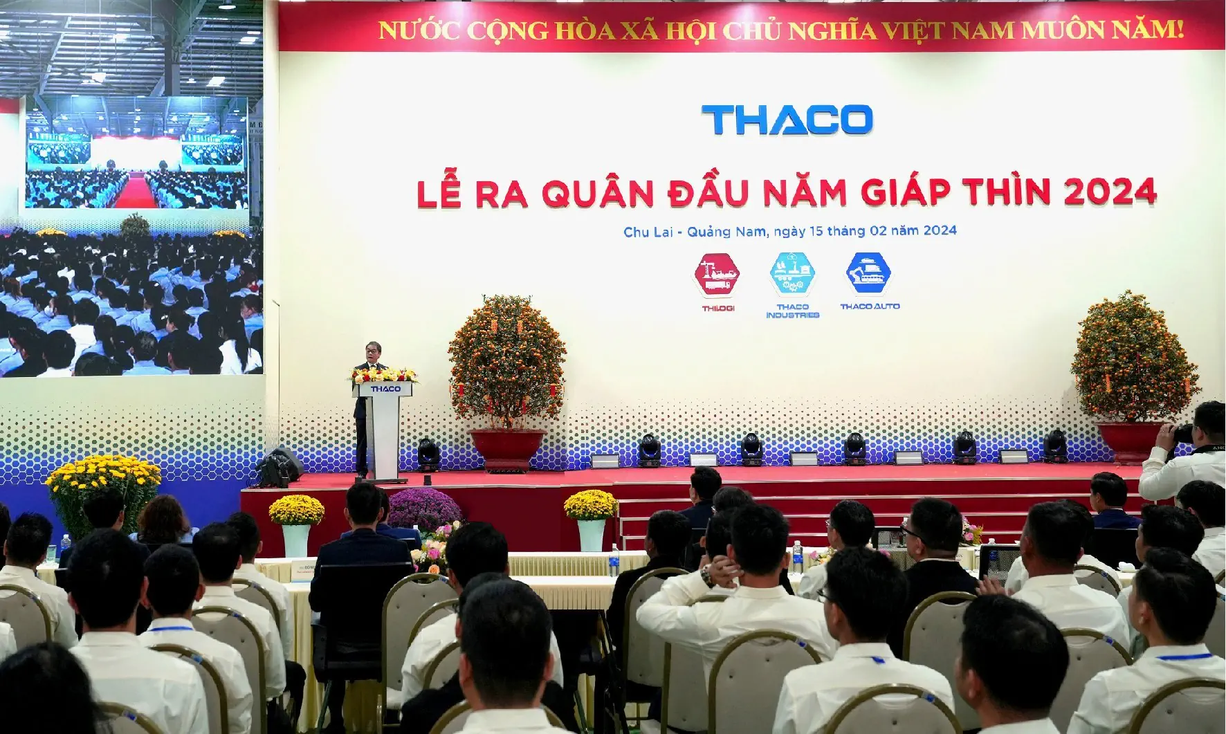 THACO AUTO Phú Yên tổ chức chương trình Lễ Khai niên Giáp Thìn 2024