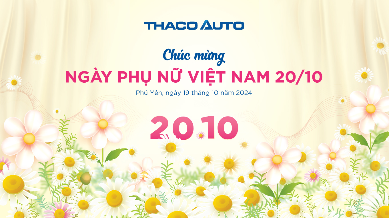 Nữ CBNV THACO AUTO PHÚ YÊN rạng rỡ trong Ngày Phụ nữ Việt Nam 20/10