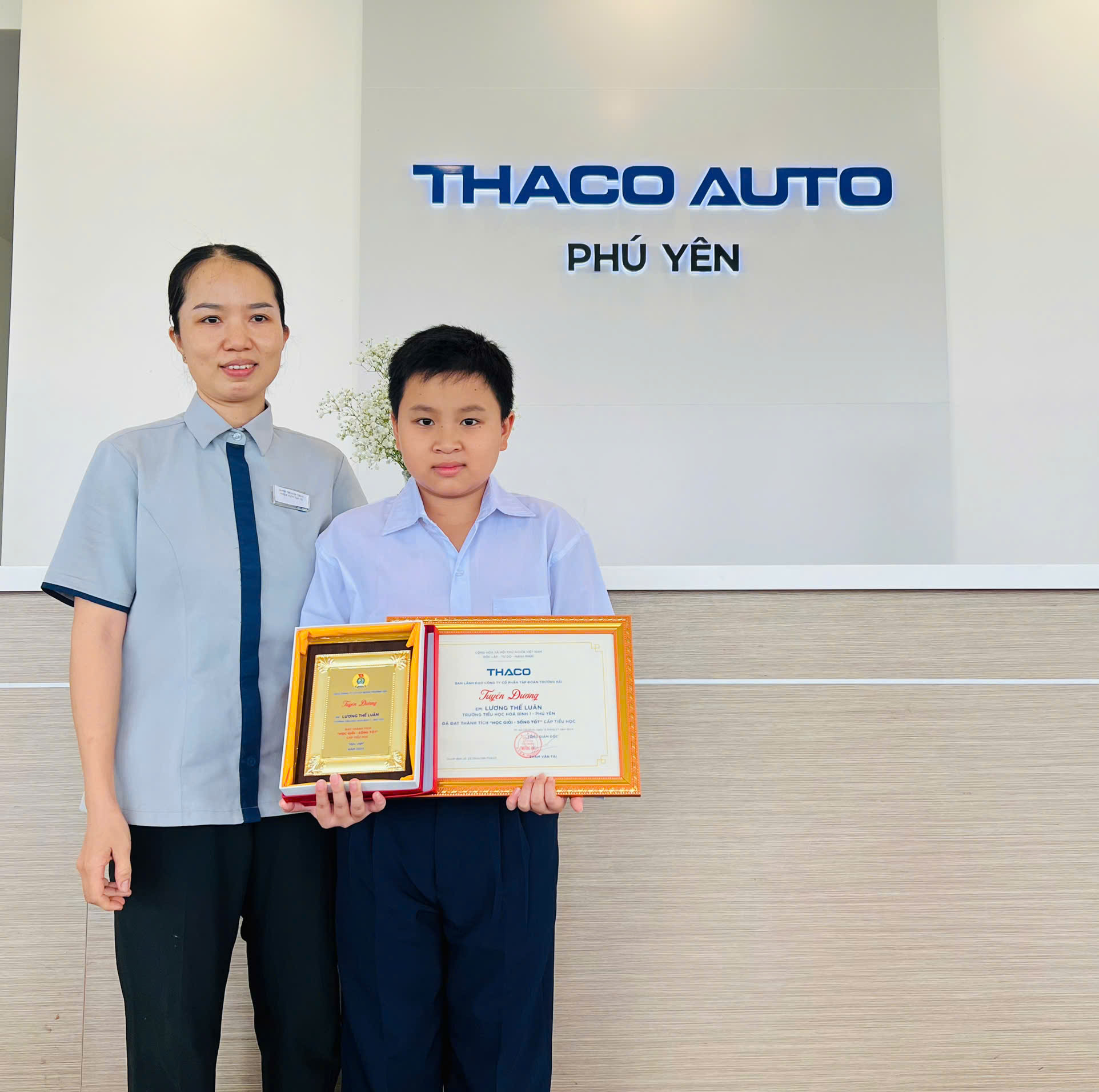 THACO AUTO Phú Yên tổ chức tuyên dương con CBNV “Học giỏi, sống tốt” năm 2024