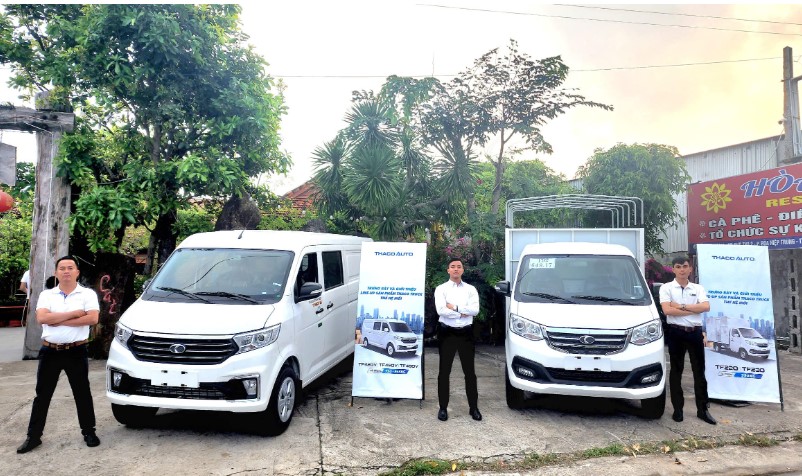 THACO AUTO Phú Yên giới thiệu line-up sản phẩm xe tải THACO TF hoàn toàn mới